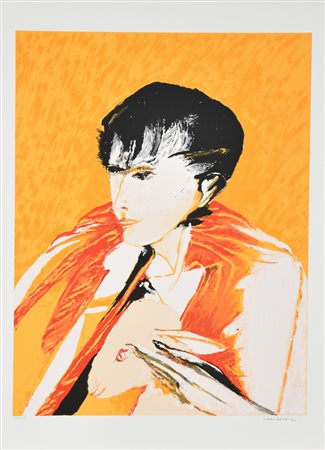 Brindisi Remo Pastore serigrafia su carta, cm 70x50 esemplare 113 su 150 sul...