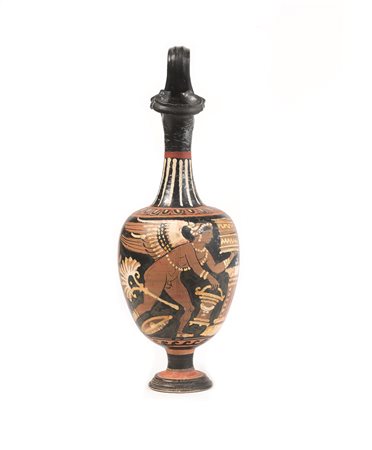 OINOCHOE APULA A FIGURE ROSSE DATAZIONE: ultimo quarto del IV sec. a. C...