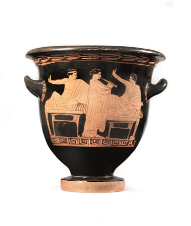 CRATERE A CAMPANA ATTICO DATAZIONE: ultimo quarto V sec. a. C. MATERIA E...