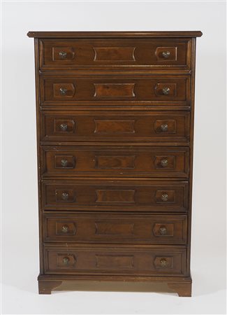 Mobiletto a 7 cassetti. cm. 123x77x37.