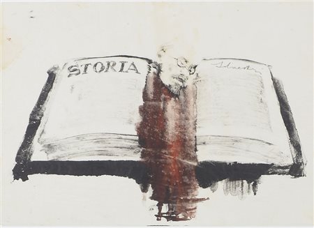 Tullio Silvestri Venezia 1880-Trieste 1963 "Storia con Lenin" cm. 32x45 -...