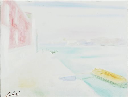 Fioravante Seibezzi 1906-1975 "Venezia" cm. 35x45 - olio su tela Firmato b. a s.