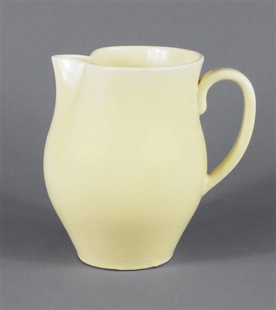Lavenia: brocca in ceramica giallina. Disegno di A. Campi. Marcato sotto la...