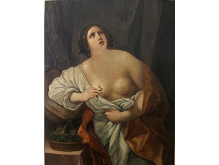 After Guido Reni (XVIII secolo) Morte di Cleopatra 124x97,5 cm Olio su tela