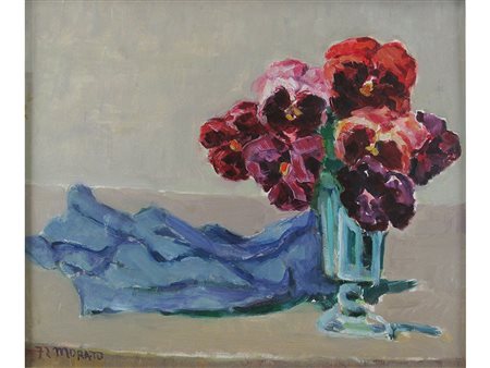 Antonio Morato (1903–1989) Natura morta 50x60 cm Olio su tela