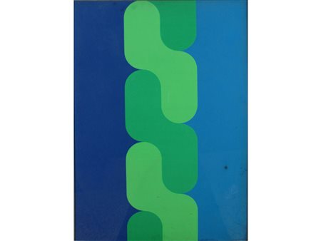 Erberto Carboni (1899-1984) Senza titolo 68x49 cm Acrilico su faesite