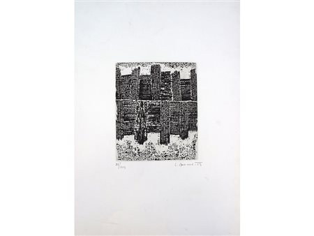 Lojze Spacal (1907–2000) Senza titolo 64,3x46 cm Acquaforte