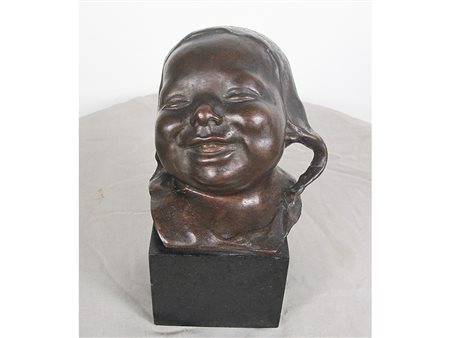 Anonimo (XIX secolo) La felicita 25 cm Bronzo