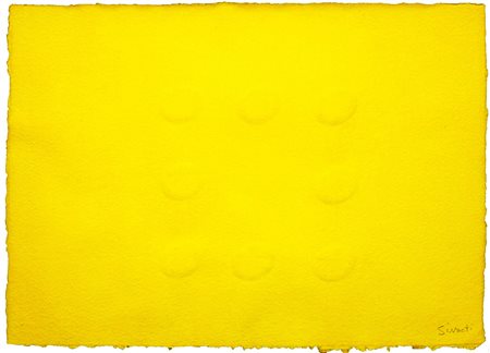 Turi Simeti 1929, Alcamo (Tp) - [Italia] senza titolo acrilico su carta...