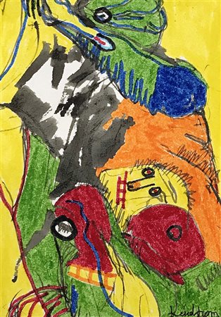 Bengt Lindström 1925, Storsjökappel - 2008, Njurunda - [Svezia] senza titolo...