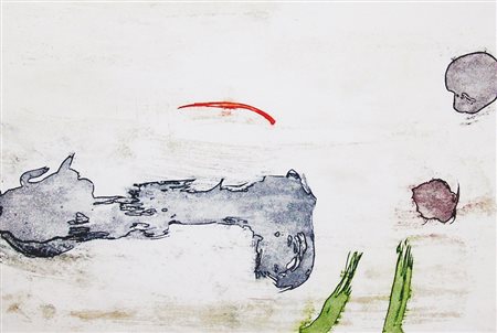 Chin Hsiao 1935, Shanghai - [Cina] senza titolo acquaforte acquatinta 50x70...