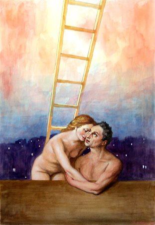 Stefano Di Stasio 1948, Napoli (Na) - [Italia] senza titolo acquerello su...