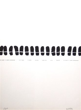 Enzo Cucchi 1949, Morro d'Alba (An) - [Italia] senza titolo litografia 70x50...