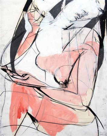 Sandro Trotti 1934, Monte Urano (Fm) - [Italia] Yoko tecnica mista su carta...