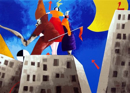 Emilio Tadini 1927, Milano (Mi) - 2002, Milano (Mi) - [Italia] Pace sulla...