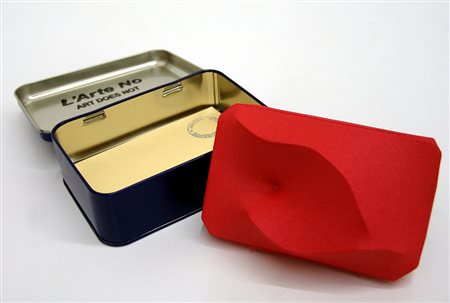 Giuseppe Amadio 1944, Todi (Pg) - [Italia] Maqbo tela dipinta estroflessa...