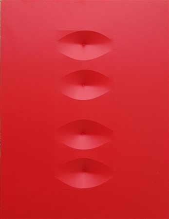 Omar Ludo 1953, Albaredo d'Adige (Vr) - [Italia] Red dream tela dipinta...