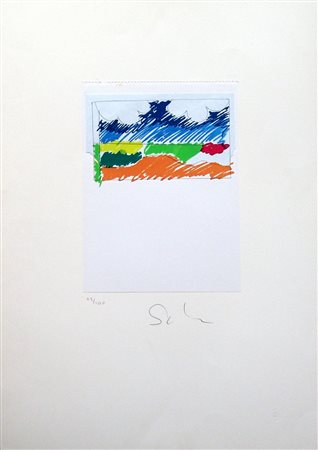 Mario Schifano 1934, Homs (Libia) - 1998, Roma (Rm) - [Italia] Paesaggio...