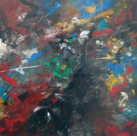 Francesco Toraldo 1960, Catanzaro (Cz) - [Italia] De palma matador olio su...