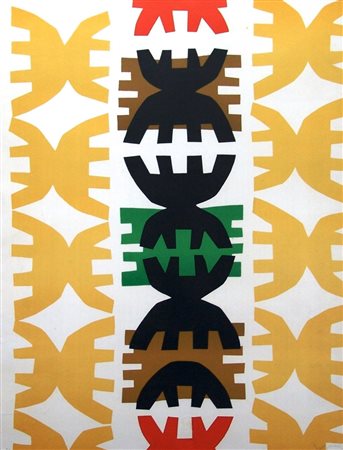 Giuseppe Capogrossi 1900, Roma (Rm) - 1972, Roma (Rm) - [Italia] Quarzo (III)...