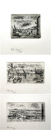 Carlo Carrà 1881, Quargnento (Al) - 1966, Milano (Mi) - [Italia] Marina a...