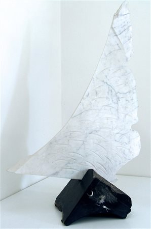 Egidio Del Bianco 1951, Montegiorgio (Fm) - [Italia] Vela scultura in marmo...