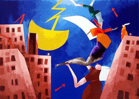 Emilio Tadini 1927, Milano (Mi) - 2002, Milano (Mi) - [Italia] Pace sulla...