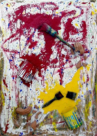 Marco Velasco 1965, Milano (Mi) - [Italia] Fine d'artista tecnica mista e...