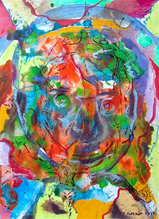 Zepp Cassar 1962, Qormi - [Malta] Pinocchio tecnica mista su carta 29x20 cm...