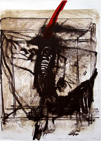 Giuseppe Zigaina 1935, Roma (Rm) - 1988, Roma (Rm) - [Italia] Farfalla che...