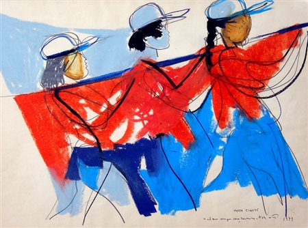 Sandro Trotti 1934, Monte Urano (Fm) - [Italia] Festa cinese tecnica mista su...