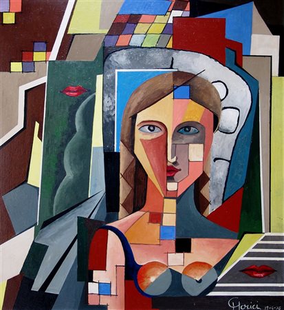 Italo Morici 1928, Jesi (An) - 2011, Jesi (An) - [Italia] Enigma acrilico su...