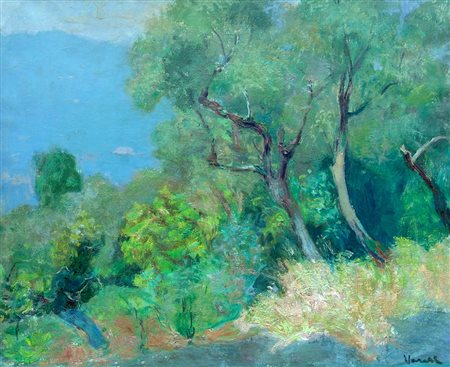 Carlo Varese 1866, Mapello (Bg) - 1945, Bergamo (Bg) - [Italia] Promontorio...