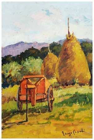 RENZO CASALI Livorno 1897 – Livorno 1977 Senza titolo 1938 Olio su tavola...