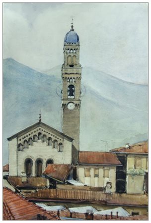 GIUSEPPE SACHERI Genova 1863 – Pianfei 1950 Senza titolo 1923 Acquerello su...