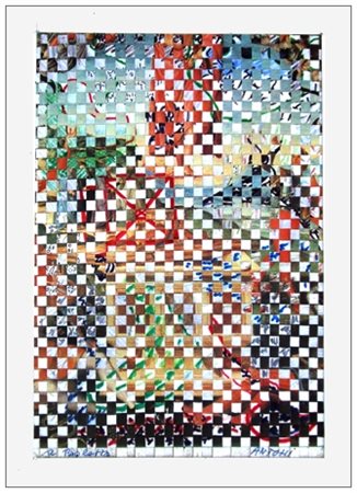 RICHARD ANTOHI Milano 1927 Senza titolo Tec. mista su carta 24,8 x 18. Dedica...