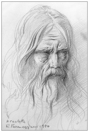 ROMANO PARMEGGIANI Venezia 1930 – Venezia 2002 Senza titolo 1980 Grafite su...