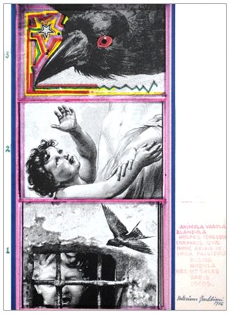 VALERIANO TRUBBIANI Macerata 1937 Senza titolo 1976 Tec. mista e collage su...