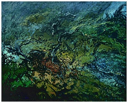 VIRIO BRESCIANI Pietrasanta 1925 – Pietrasanta 2000 Senza titolo 1990 Olio e...