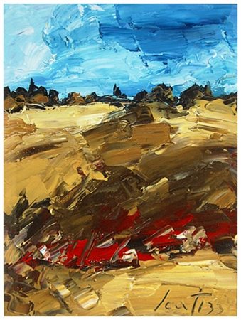 SERGIO SCATIZZI Gragnano 1918 – Firenze 2009 Senza titolo Pittura materica su...