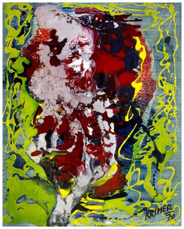 KRIMER (Cristoforo Mercati) Perugia 1908 – Viareggio 1977 Senza titolo 1970...