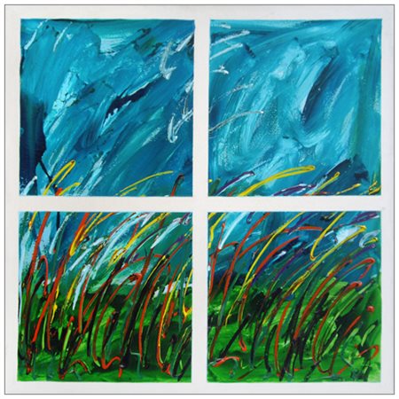 MARIO SCHIFANO Homs (Libia) 1934 – Roma 1998 Senza titolo Smalti su tela 100...