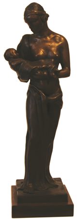 UGO ATTARDI Sognava il domani, 2007 bronzo a tuttotondo in cera persa cm...