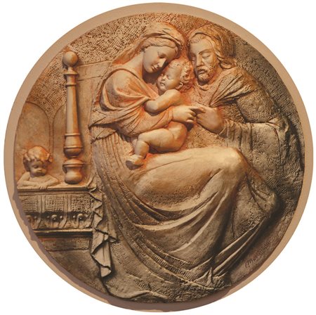 ELVIO MARCHIONNI Il nido dell’amore, 2010 opera unica bassorilievo dipinto...