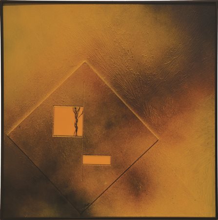 MAURIZIO ROASIO Rezal, 2005 tecnica mista su tavola e plexiglass cm 50x50