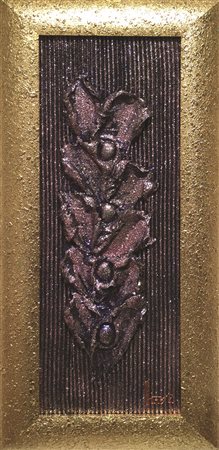 MIRO PERSOLJA OCCHI, 2012 tecnica mista colori, vetro cm 60x22