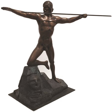 UGO ATTARDI L’eroe, 2007 bronzo a tuttotondo a cera persa esemplare n. 24/150...