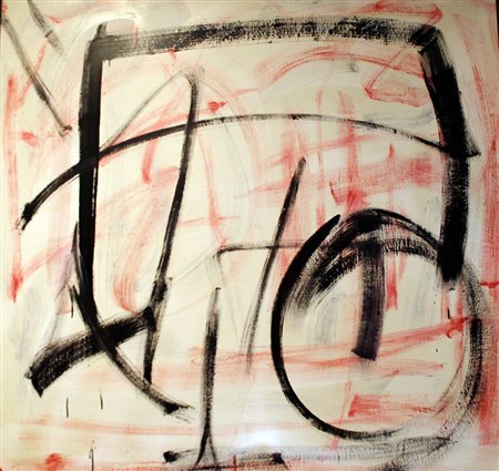 ALEX CAMINITI Punti di rottura smalto su tela cm. 150x140