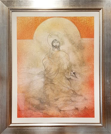 ANTONIO NOCERA L’Ascenzione 4 colori su carta Velin Rives g 270 cm 73x53,5...