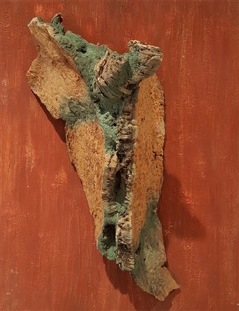 DOMENICO SORRENTINO Installazioni, 2013 altorilievo sughero su tavola cm. 72x52